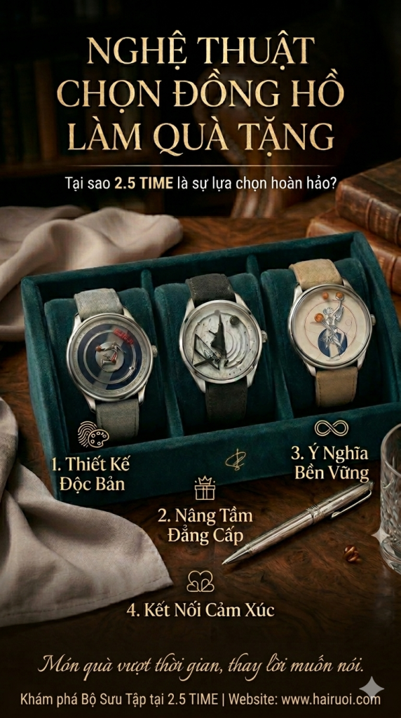 Nghệ thuật chọn đồng hồ làm quà tặng