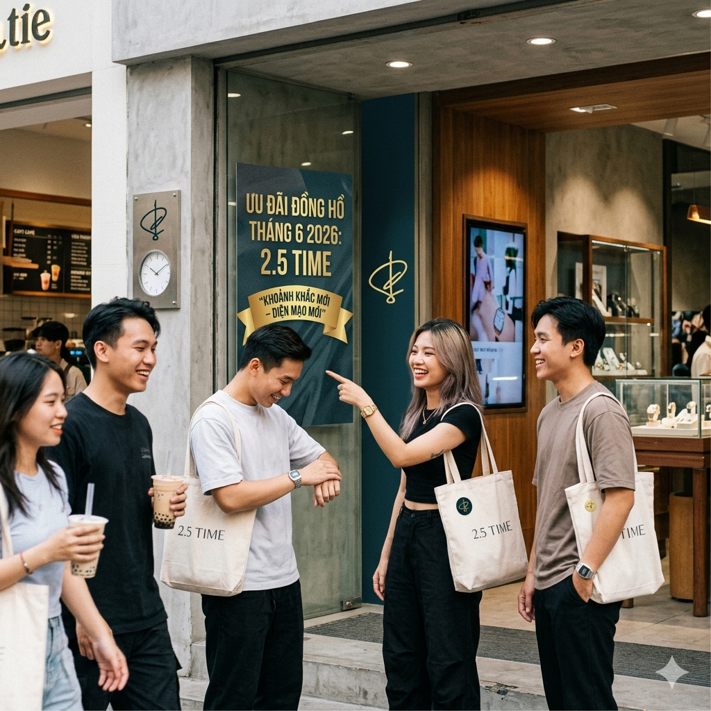 2.5 TIME CHÍNH THỨC RA MẮT KHÔNG GIAN TRẢI NGHIỆM ĐỒNG HỒ TẠI HÀ NỘI